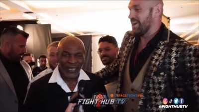 Absolute Unit Tyson Fury Meets Legendary Mike Tyson