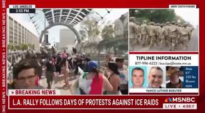 Three Public Freakouts, One Screen: Trump&rsquo;s Birthday Military Parade, a Tipline for a Democrat-Hunting Assassin, and Police Firing on Peaceful Protesters. And Offscreen? And offscreen? Nothing major&mdash; Just Israel and Iran Starting WW3. What a Day.