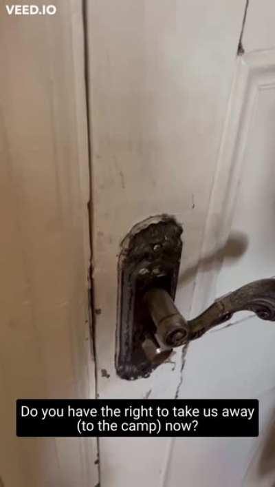 Communist officials break into a home and kidnap people to a quarantine camp , never give up your guns