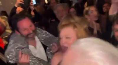 Fun times and dancing at the premiere yesterday (via nicole ansari IG)