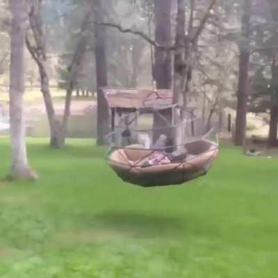 hanging lounger swing