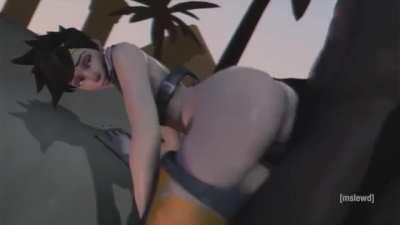 Tracer getting it from behind (MsLewd)