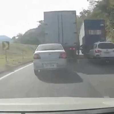 You almost a biker sandwich.