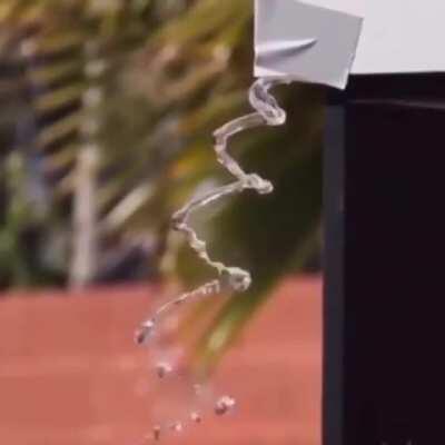 Bending water with 24hz sound waves