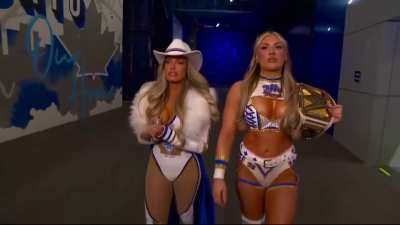 Trish Stratus &amp;amp; Tiffany Stratton Elimination Chamber
