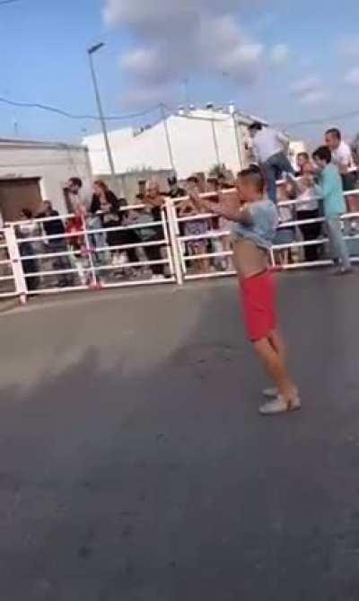 WCGW trying to do some acrobatics in a rodeo