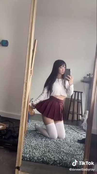 Love skirts. And asians apparently