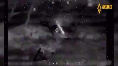 Nighttime footage of Ukrainian FPV pilots from the 92nd Assault Brigade attacking Russian artillery, logistics, and infantry in the Kharkiv Oblast.