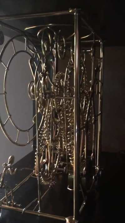 I inherited this clock from my mother. It’s called a 6-man clock.