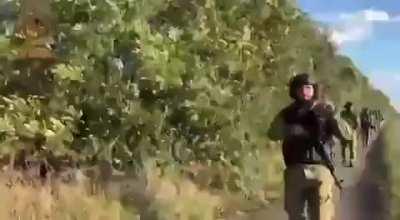 Ru.pov A detachment of courageous fighters under the command of a dear BROTHER, the commander of the OMON 