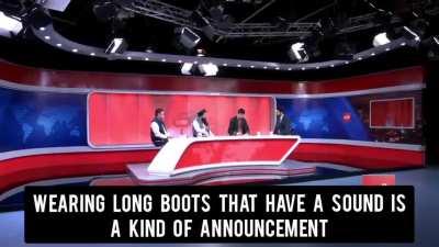 Man explains how women should behave and dress