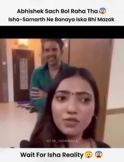 PROOF :- Isha CLEARLY KNOWS ABHISHEK HAS CLAUSTROPHOBIA