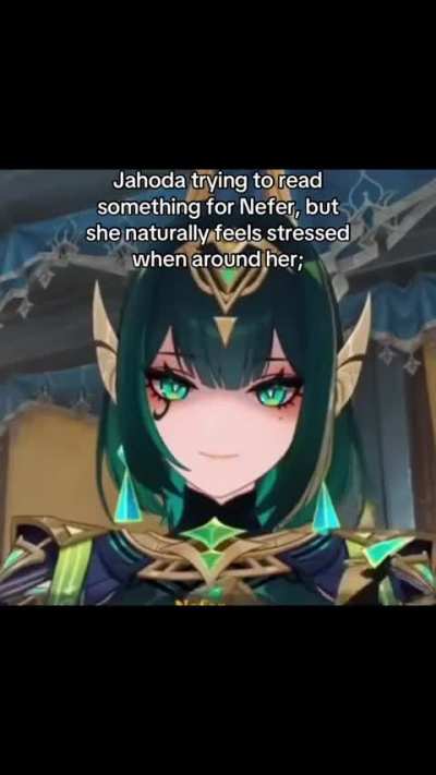 She just gets nervous