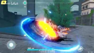 Otto getting beaten up by Kaslana sisters