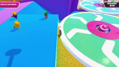 My Fall Guy experienced a new level of pain on Dizzy Heights