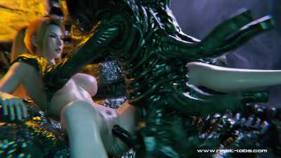 Samus And Xenomorph Missionary [M/F] (NestLabs)