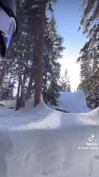 Boomer pulls shotgun on snowboarder.