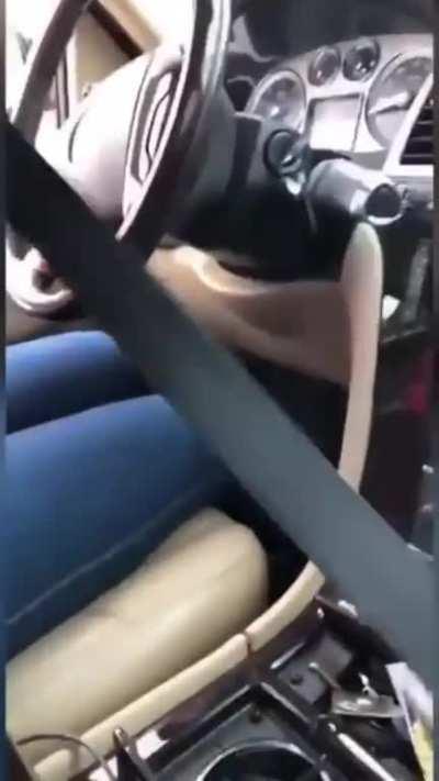 to steal mom's new car