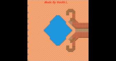 Tried to make Kamehameha wave by Map Maker