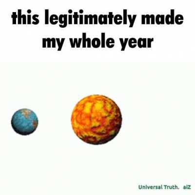 This literally makes my year every time!