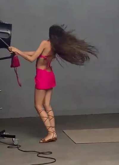 Valentino campaign behind the scenes