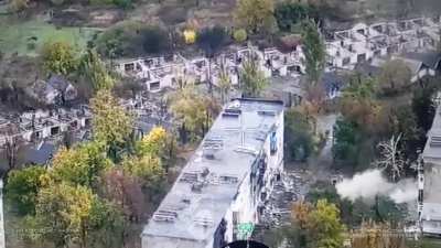 Ukrainian armored vehicle took out Russian DRG group in Rodynske, Pokrovsk direction. Mechanized Battalion 