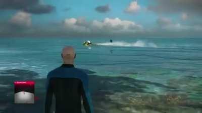 [Hitman 2] This homing briefcase has amazing physics