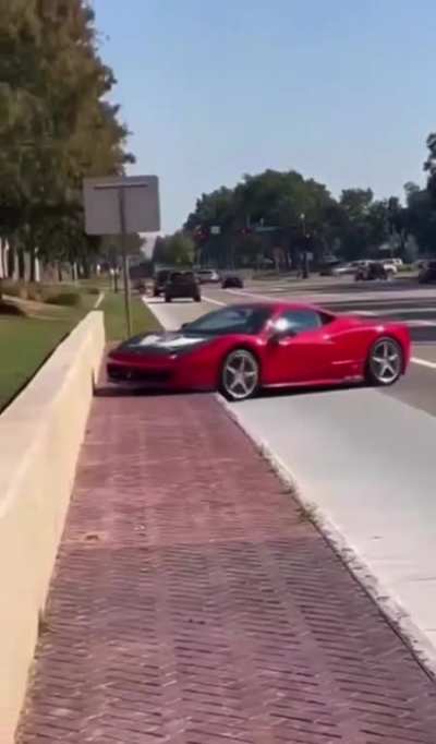 Ferrari crash!