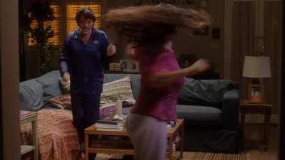 Salma Hayek Dancing in PJs