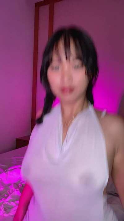 Asian girls aren't too popular here but I'd still bounce your world hard