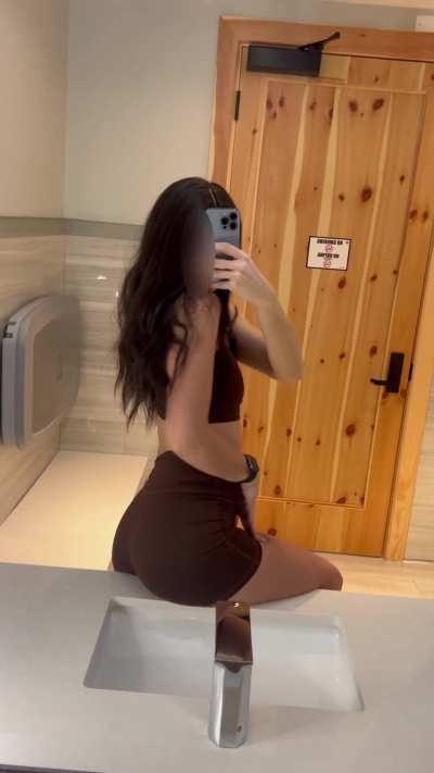 Would you let me wear revealing clothes if I was your gym wife? [F]