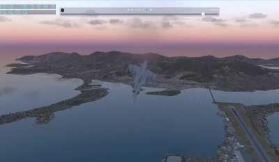 [X-Plane 11] I don't think this is how gear up landings work.