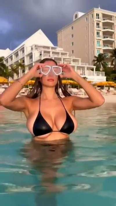 I treated her to a trip to the St Kitts and she was more than happy to model for me.