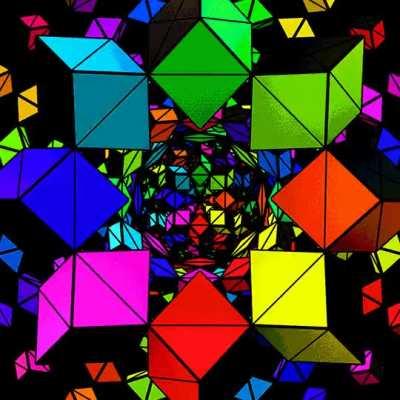 Positive Vibes Rainbow Geometry