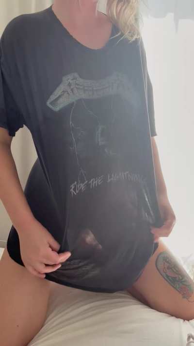 This Tshirt dress keeps getting better with age