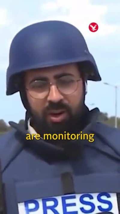 Israeli officer threatens reporter live on air. 