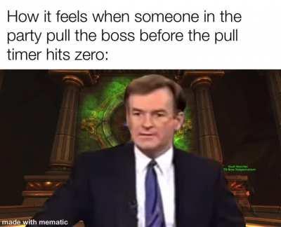 Okay which one of you aggro the boss