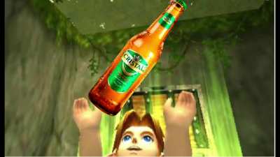 Guys! I found a way to get an Adult Link item as Kid Link in Ocarina of Time!