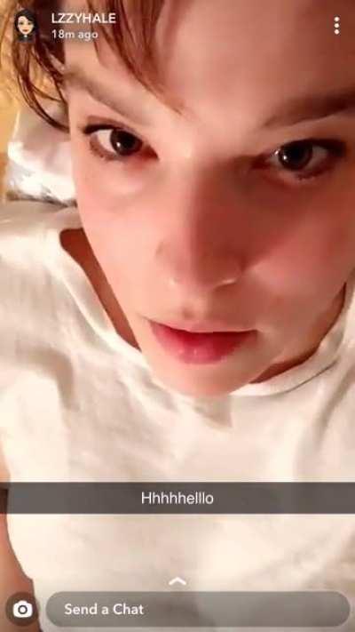 Lzzy teasing on Snapchat 😍