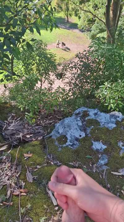 Do you think they would of stopped playing golf if they knew someone was jerking off up above them?