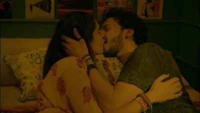 Radhika Seth kissing scene from her new Netflix series Call My Agent: Bollywood