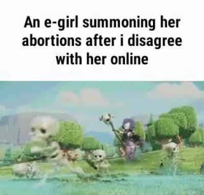 You actually can't spawn abortions, nor skeletons