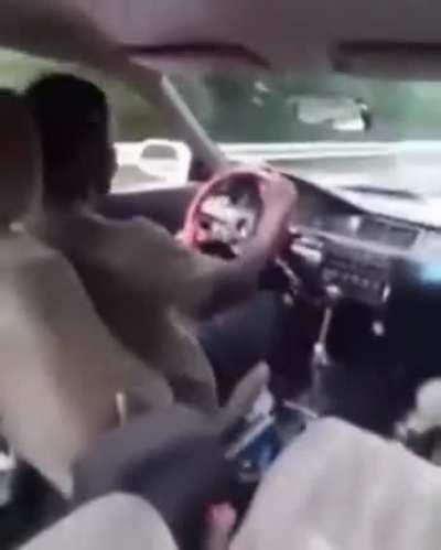 Too late for the hand brake