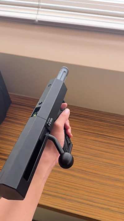 I made my AAP-01 bolt-action (cursed)