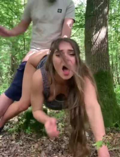 nice sex in forest