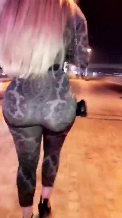 When she was in Dubai