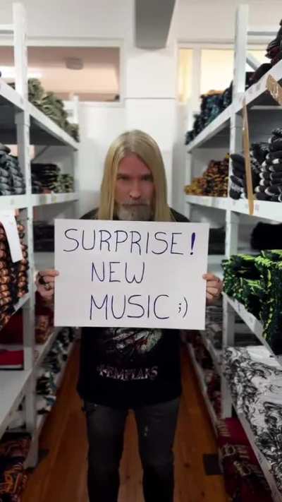 They just posted teaser of new song and merch on tik tok (yes it was Templars)