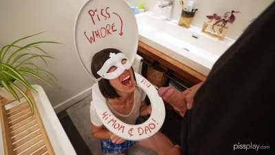 I love the parent talk, the ratcheting up of the intensity as my toilet seat necklace gets covered in humiliating things...