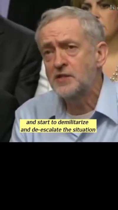 Strong words from Corbyn on the Ukrain conflict. (Don't know the dates of this debate)