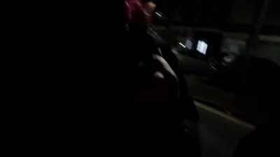 Drunken antics on the way home 😜